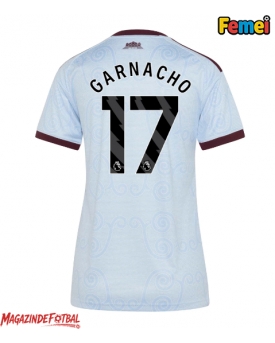 Aston Villa Alejandro Garnacho #17 Tricou Fotbal Replică 2026-27 Femei Treilea Aston Villa Alejandro Garnacho #17 Tricou Fotbal Replică 2026-27 Femei Treilea